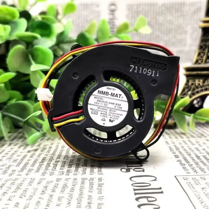 for NMB BM4520-04W-B39 4520 12V 0.12A Turbo Fan for BenQ Projector Original Replacement Cooling Blower Motor