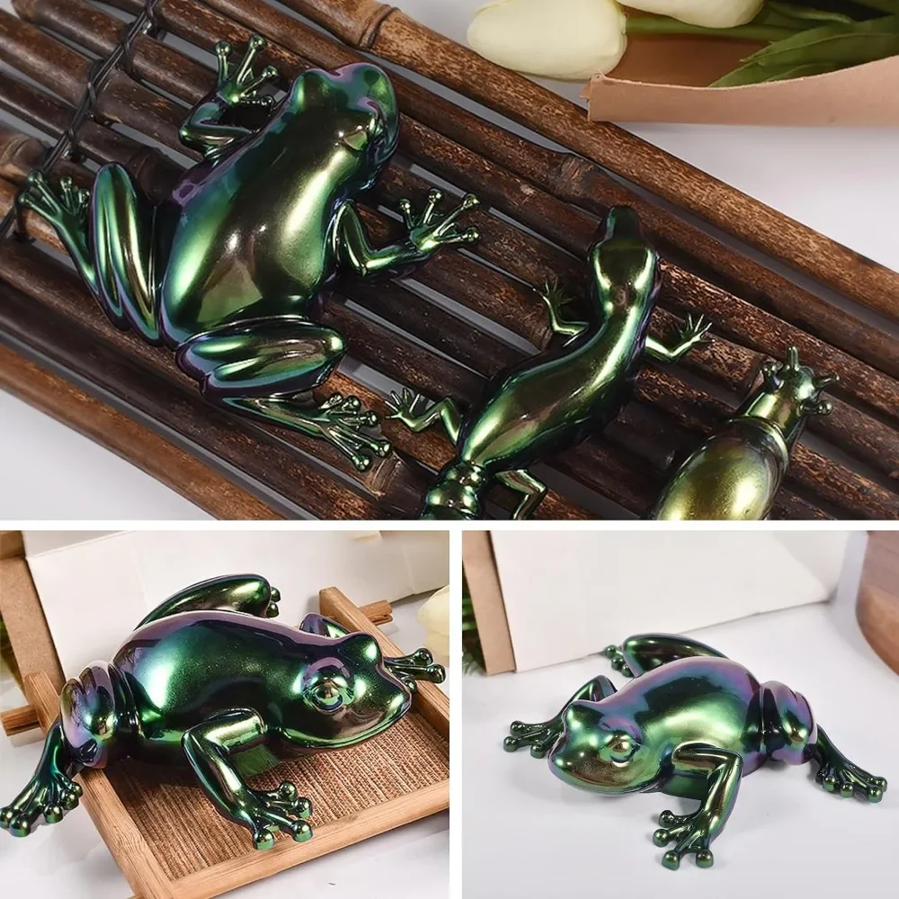 3D Cute Frog Resin Silicone Mold DIY Three-Dimensional Animal Home Decoration Tabletop Decoration Epoxy Resin Molds - Image 5