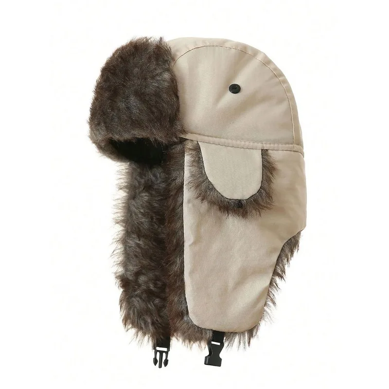 Waterproof Cold Pilot Hats Winter Warm Hat for Men's Women Trapper Cap Aviator Trooper Earflap Flaps Russian Ski Hat Bomber Cap