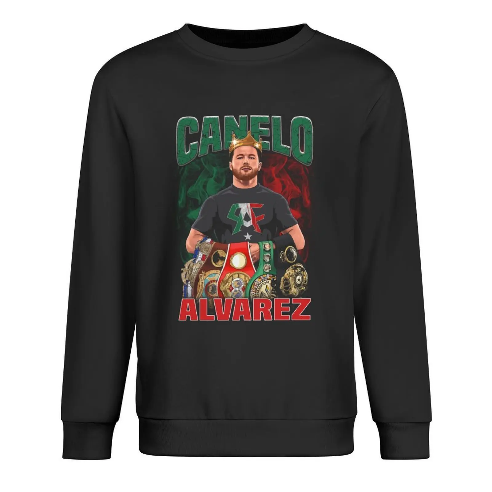 

Canelo Alvarez Boxing King Pullover men's winter sweater tracksuit anime clothing graphic t shirts men oversize sweatshirt