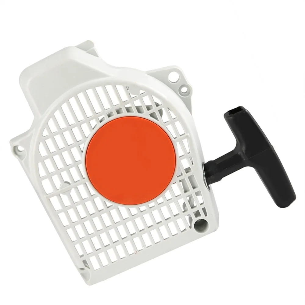 Plastic Recoil Starter Assembly Compact White Chainsaw Starter Parts Easy to Install for Stihl MS200T 020T MS200