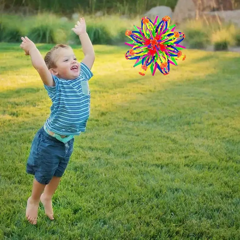 Breathing Ball Expandable Ball Toy Sphere Colorful Expanding Ball Sensory Toys, Fidgets Toys Multifunctional Stress Reliever Bal