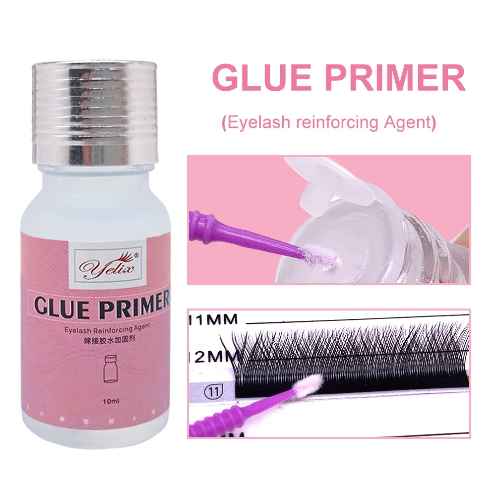 Yelix-Apprêt pour Extensions de Cils, Colle, Super Bonder, Fournitures, Accessoires