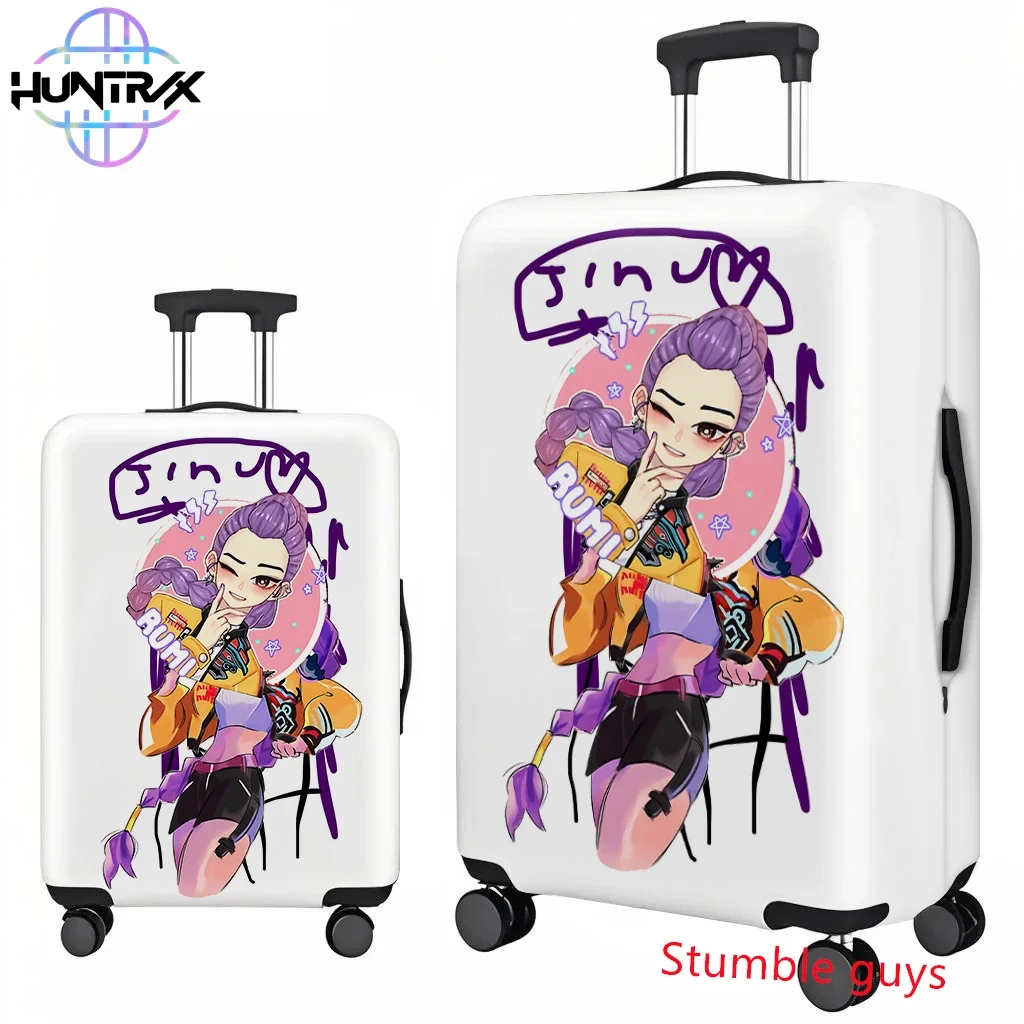 

Anime Kpop Demon Hunters Luggage Cover Fits 18-32 Inch Suitcases Anime Print Protector