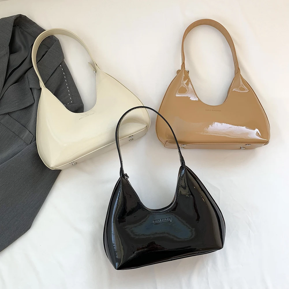 Kadın Patent Deri Tote Çanta Ç - Top Handle Patent Bag incelemesi ve fiyatı