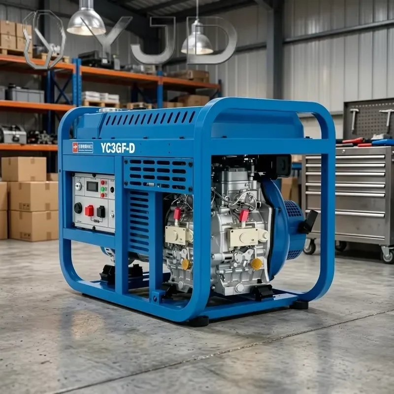 YJD Super Silent 2.8Kw 3Kw Home Inverter Diesel Generator Auto Start Engine 220V/380V Rated Voltage ATS All-Copper Brushless