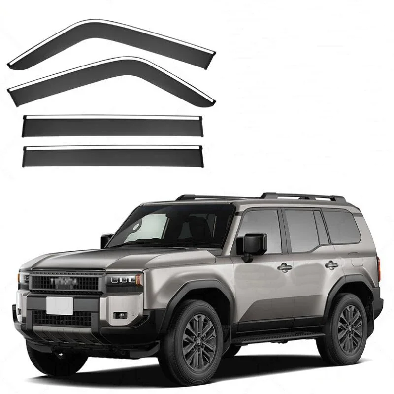 Window Visor Side Window Deflector For Toyota Land Cruiser Prado 2010 2011 2012 2013 2014 2015 2016 2017 2018 2019 2020 -2026