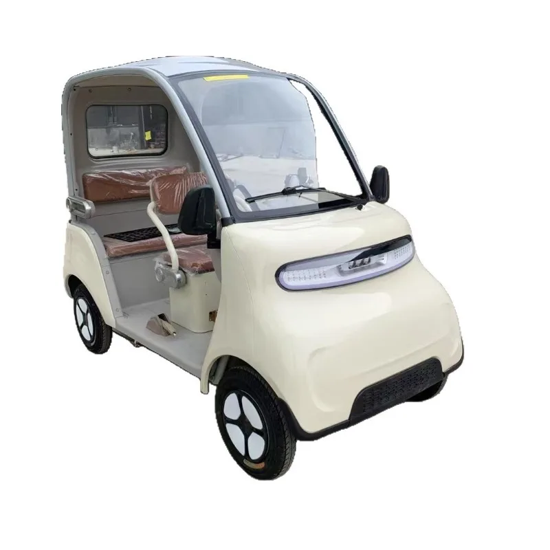 Electric four-wheeled recreational vehicle new energy handle adult park walking shopping pick-up