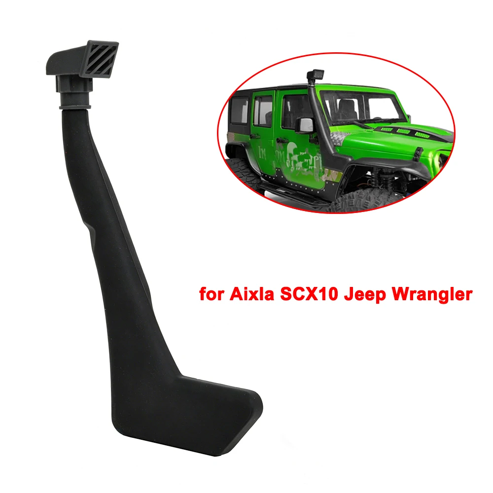 1:10 Maßstab Gummi-Safari-Schnorchel für 1/10 RC Crawler Axial SCX10 JEEP Wrangler Karosserie-Zubehör