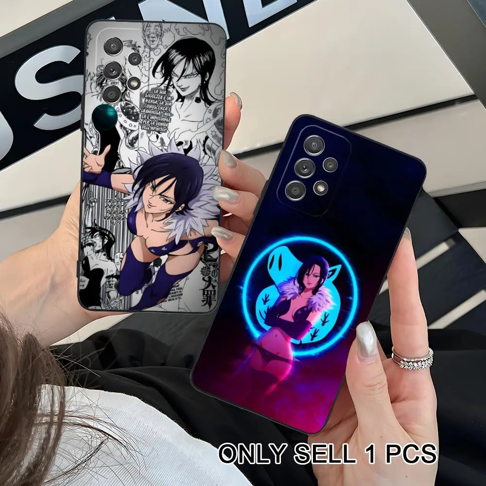 Seven Deadly Sins Merlin Phone Case for Samsung Galaxy A57 56 55 54 53 52 51 37 36 35 34 33 32 31 5G Soft TPU Shockproof Cover