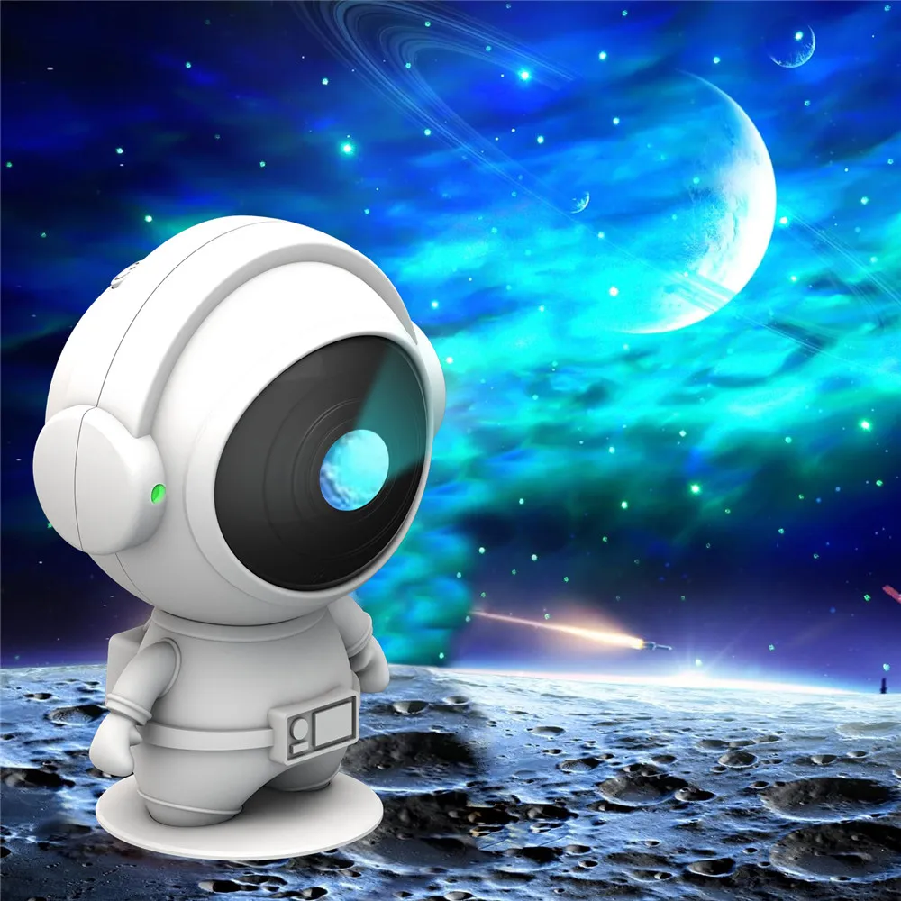 Galaxy Projector Upgrade Starlight Astronaut Atmosphere Light Projection Nebula Desktop Decoration Light Large Gas Light Moon