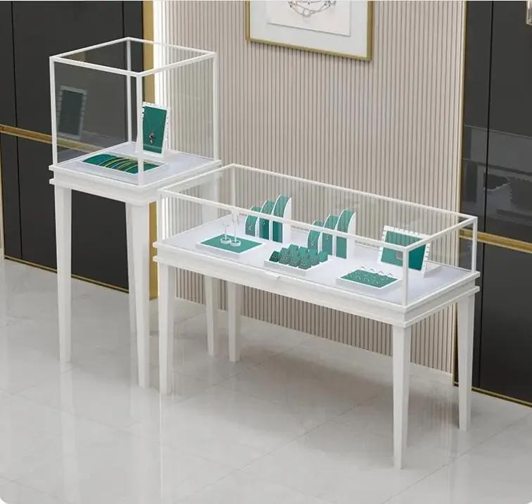 Jewelry display case spot transparent glass cabinet first ornament luxury watch counter exhibition hall display case