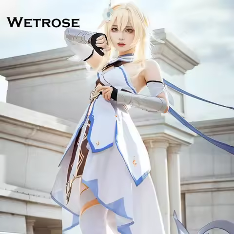【Wetrose】In Stock Genshin Impact Traveler Lumine Hotaru Tabibito Female Cosplay Costume Full Set Game Party Halloween