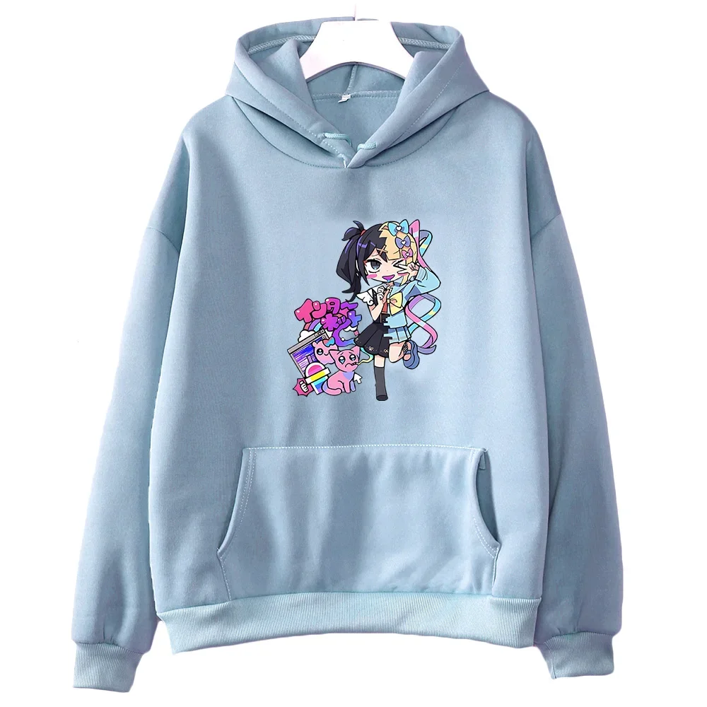 

NEEDY GIRL OVERDOSE Hoodie Kawaii Anime Sweatshirts Cartoon Hoody High Quality Fleece Sweatwear Female Autumn Winter Clothes