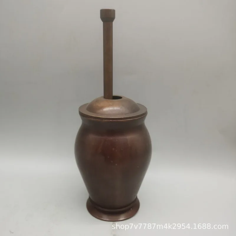 Handicraft Brass Medicine Mortar and Pestle Home Kitchen Decorations Retail