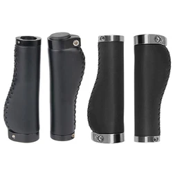Hand-stitched Bicycle Leather Grip Bicycle Grip Cover Retro Leisure General Purpose Dead Fly Folding Bike Scooter Grip Cover
