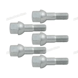 Dropshipping 5x Wheel Bolt Set New For Mercedes Benz S124 R129 W202 W203 W124 W210 12 x 1.5 Alloy Wheels A0009904807