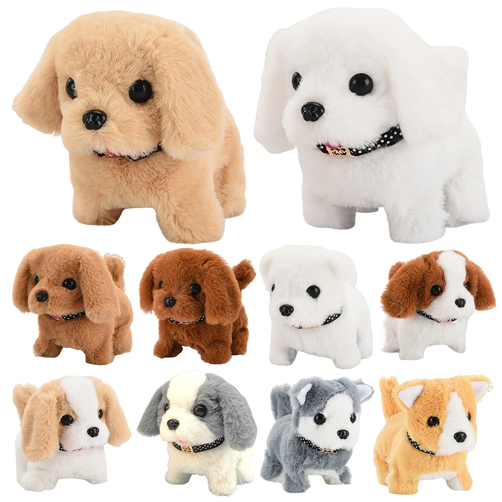 

Electronic Robot Dog Soft Fur Walking Barking Puppy Special Gifts Battery Powered Home Decoration for Boys Girl Birthday Gifts