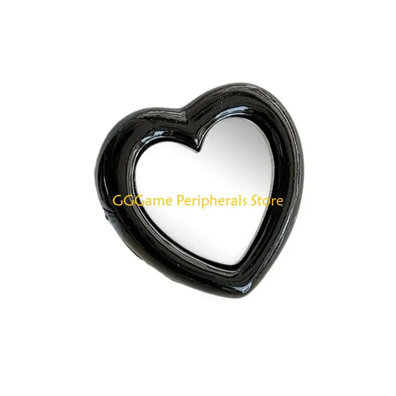 

U55B Adjustable Height Heart Design Phone Holder with build In Mirror for Travel