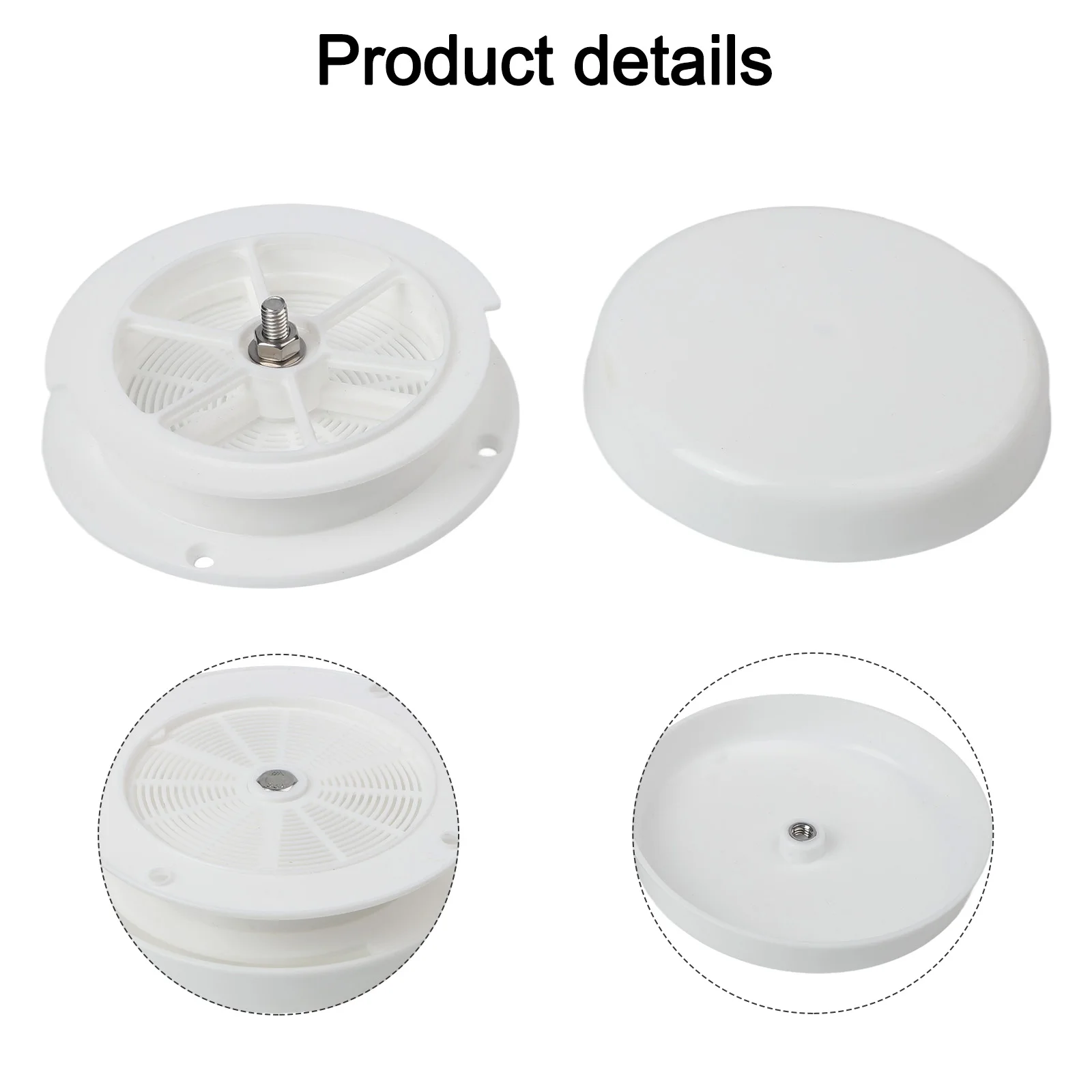 

RV Mushroom Vent with Water Guard Cap Designed for Keystone For Trailers to Improve Airflow and Reduce Humidity