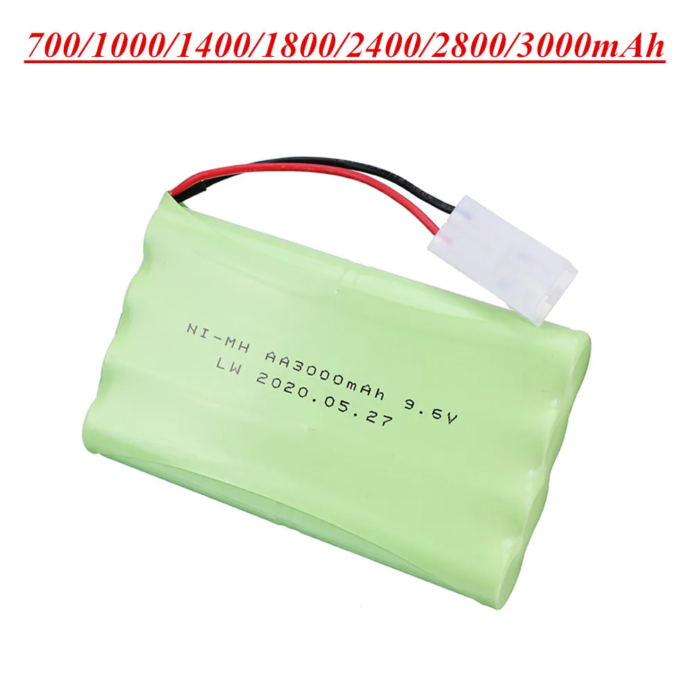 9.6V 700/1000/1400/1800/2400mAh 2800mah 3000mah For Rc toy Cars eletric lighting securty faclities AA Ni-Cd / Ni-MH Battery 1pcs