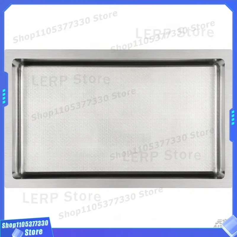Custom Single Layer Brushed Honeycomb Bathroom Niche Rack Narrow Side Storage Shelf Primary Color Wall Mounted Organizer for
