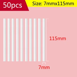 7mmx115mm 50pcs Air Humidifier Aroma Diffuser Replacement High Quality Water Absorbing Cotton Swab Filters Universal Cuttable