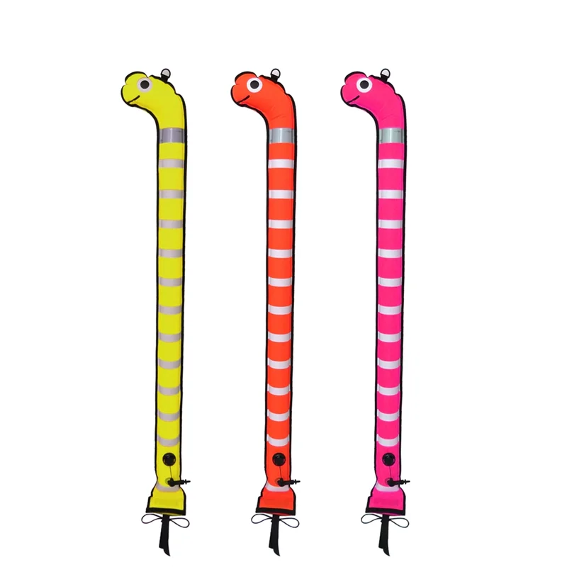 

RTENTE-Scuba Diving Marker Buoy Scuba Diving SMB Signal Tube Safety Visibility Float Signal Tube