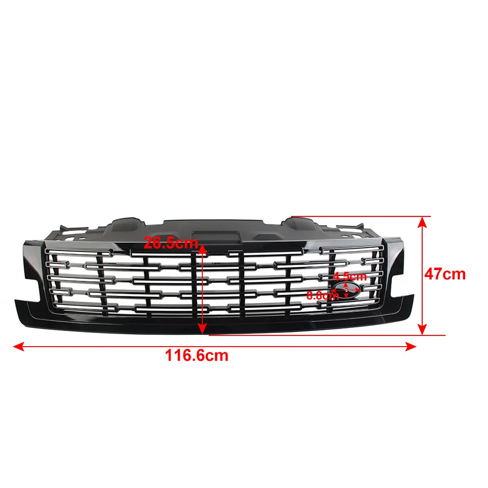 Glossy Black Car Front Bumper Mesh Grille Grill For Land Rover Range Rover 2022 2023 LR173773