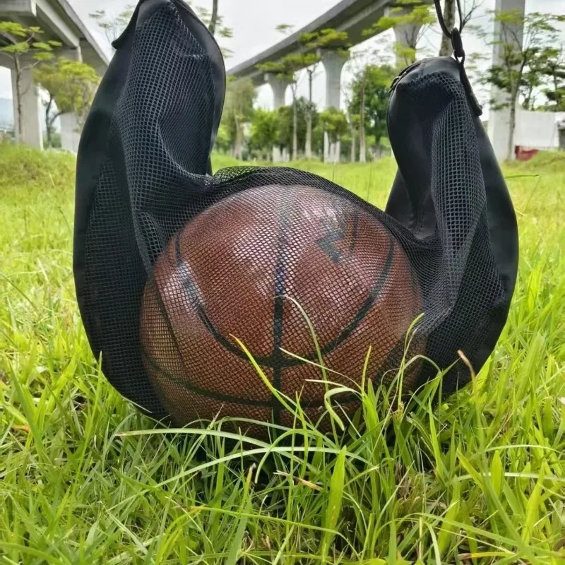 볼 메신저 가방 농구 배낭 휴대용 Drawstring 메쉬 가방 축구 배구 보관 가방 야외 스포츠 여행