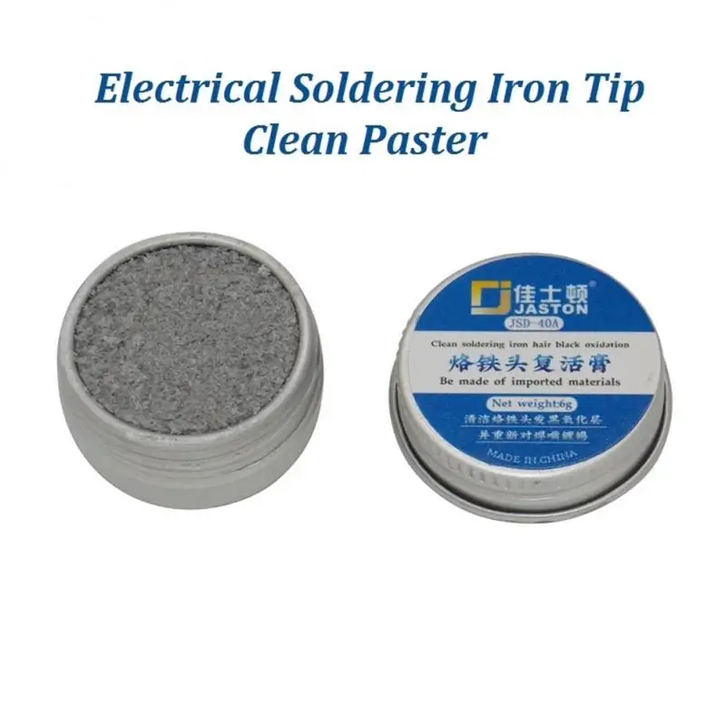 Electrical Soldering Iron Tip Black Oxidation Clean Paster Resurrection Plaster Refresher Solder Cream Non-stick Tin Repair Tool