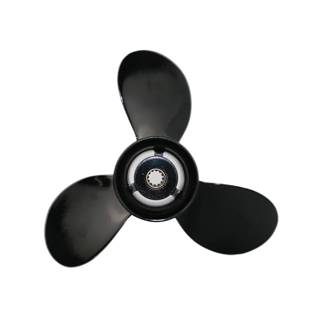 

Outboard 3-blade Boat Propeller For Outboard Boat Motors 2.50 Gearcase Outboard Motor Four-layer Coating Wear Resistant
