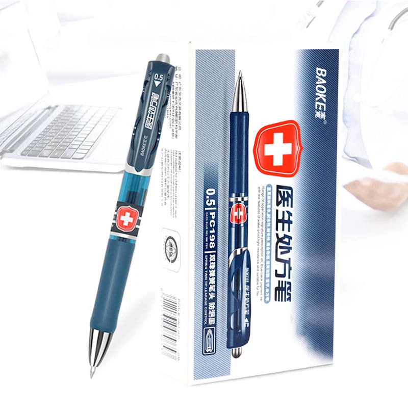 Don't Fade for Long European Standard Press Type Medical Prescription Pen Gel