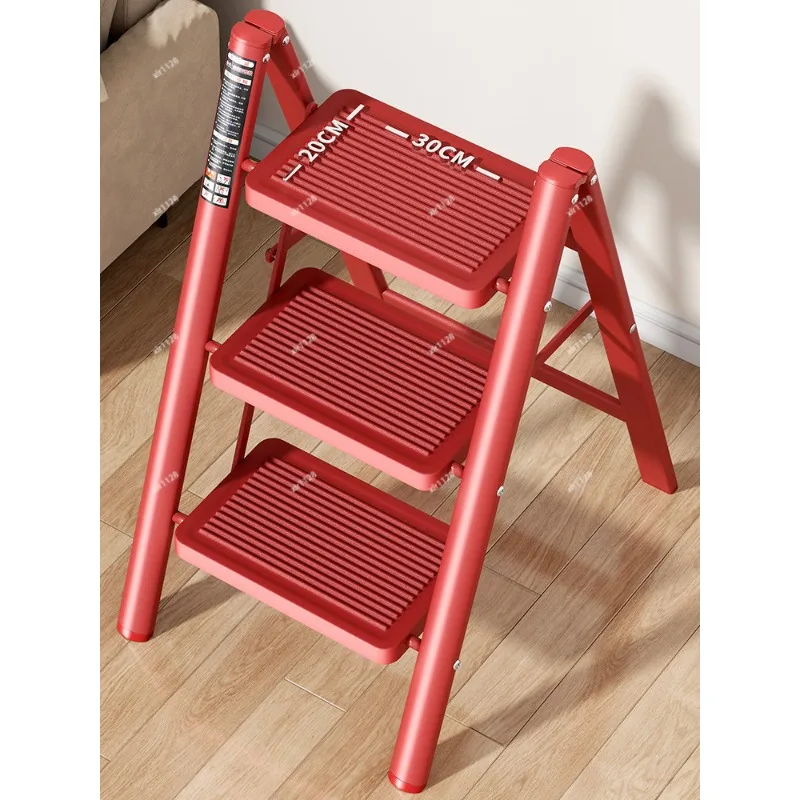 Foldable Thickened Step Ladder 3-4 Steps Multifunctional Indoor Herringbone Ladder