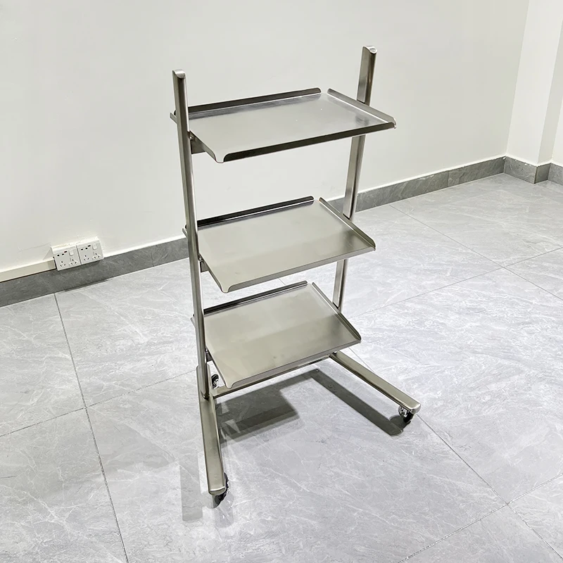 Aesthetic Auxiliary Cart with Wheels Trolley Beauty Salon Furniture Cosmetic Reception Organizers Trolleys Rolling Storage Cart
