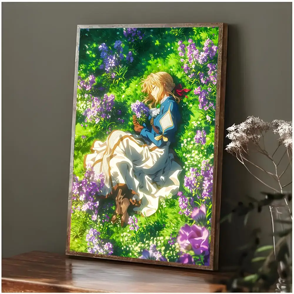 Light Novel Anime Violet Evergarden Poster Modern Wall Art Bedroom Living Room Print Unframed