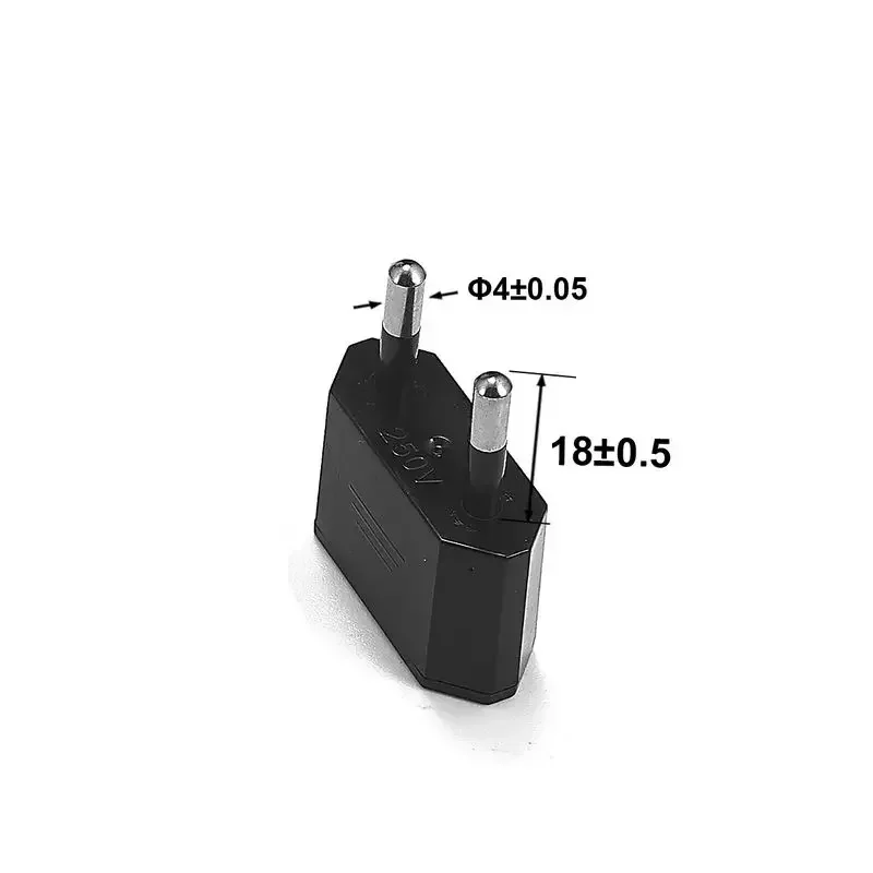 1szt EU Adapter Travel Converter Adapter American China US to EU Plug Euro Plug Adapter elektryczny AC Gniazdo elektryczne