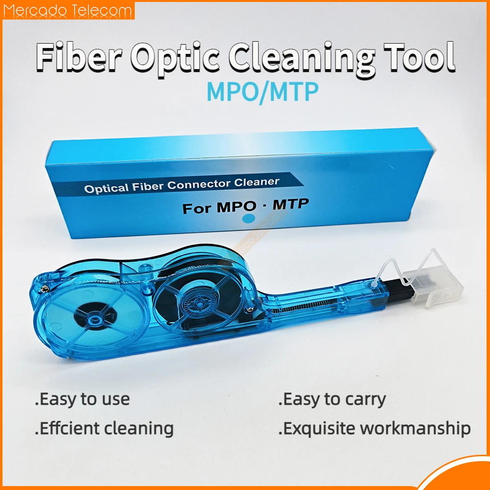 

MPO/MTP Optical Fiber Cleaner One-Click Cleaner Optical Fiber Cleaner Pen Cleans MPO MTP Fiber Optic Connector Adapter