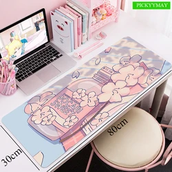 Pink Cute Mouse Pad Gamer Pad Big Kawaii Mousepad XXL Mouse Mat Keyboard Mat Desk Mat Table Carpet Mausepad Computer Laptop Pad