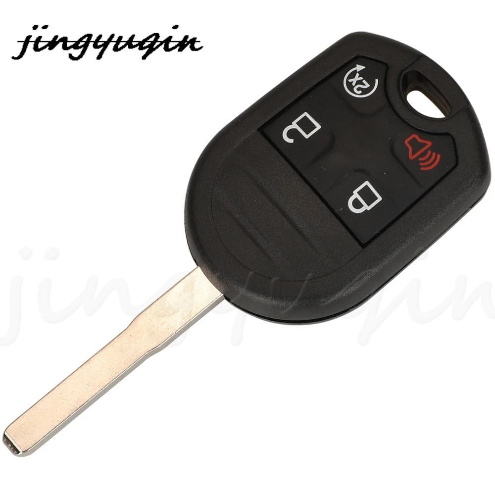 jingyuqin 3/4/5 BTN Remote Car Key Shell Fob Case For Ford Edge Explorer Ranger Expedition Mustang Escape Taurus Mazda Tribute