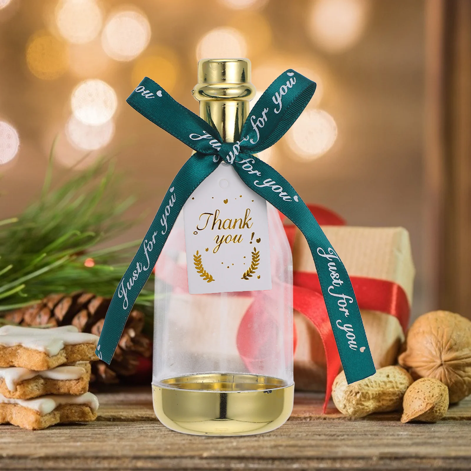 

12 Pcs C y Boxes Plastic Bottle Favor Containers for Wedding Birthday Party Gifts Mini Treat Bottles