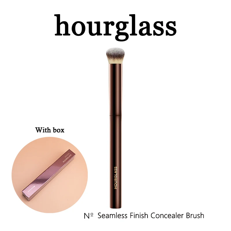 Hourglass Seamless Finish Concealer Brush Angled Concealer Brush Face Buildable Coverage Liquid Cream Concealer Makeup Tool