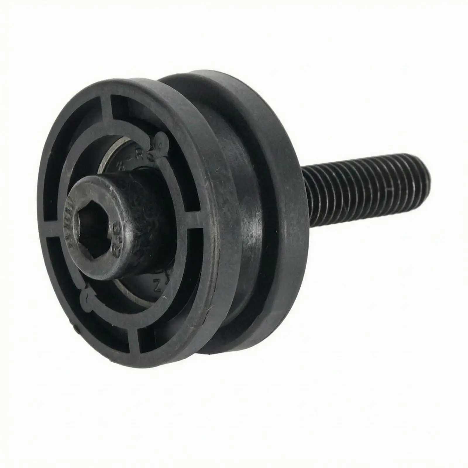 Tile Saw Roller Assembly Central Hex Socket Grooved Track Roller Secure Mount Replacement for Tile Saw Alignment