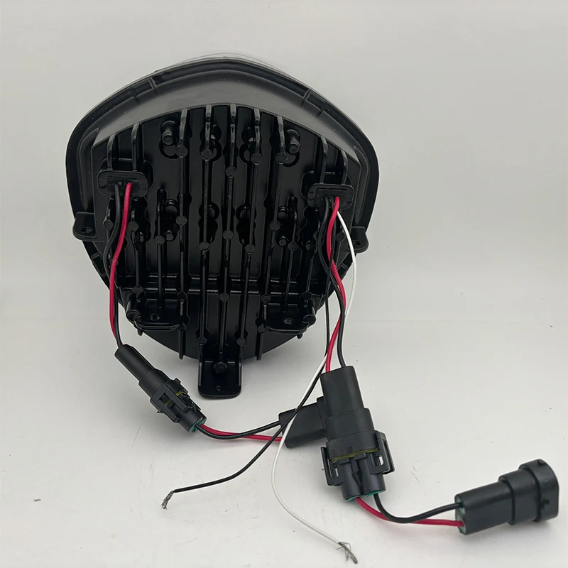 Driving Light 1PCS Chromed/Black LED Headlight Kit With High/Low Beam For Victory Cross Country
