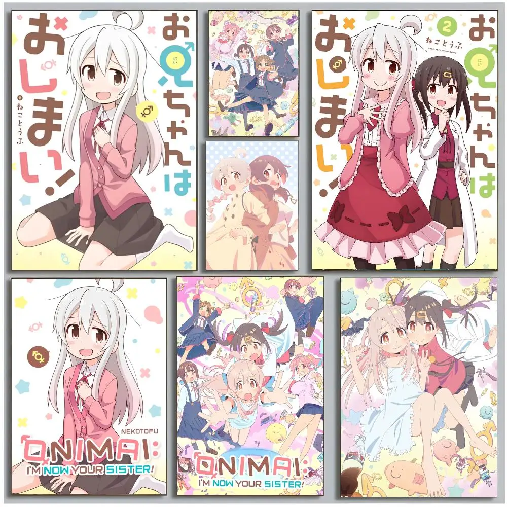 Manga Whimsical O-Onimai Im Now Your Sister Poster Modern Wall Art Bedroom Living Room Print Unframed