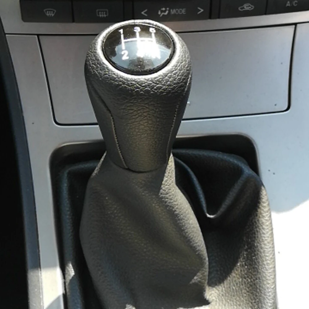 Manual Gear Stick Shift Knob Handle Shifter Lever for MAZDA 3 BK BL 5 CR CW 6 II GH CX-7 ER MX-5 NC III Leather Car Accessories