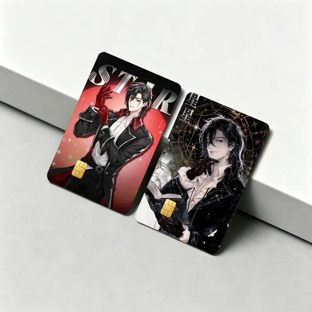LOTM The Star L-Leonard 1Set 4Pcs Waterproof Card Skin Stickers for Credit Bus IC Cards
