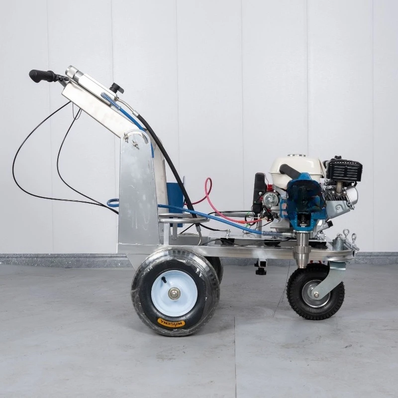 Parking space paint line marker, cold spray marking machine