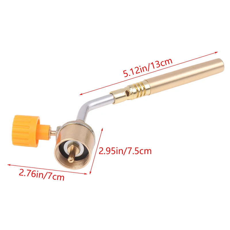 Propane Gas Torch Self Ignition Trigger Style Brass Welding Torch Ignition Trigger Heating Welding Burner For Camping Welding