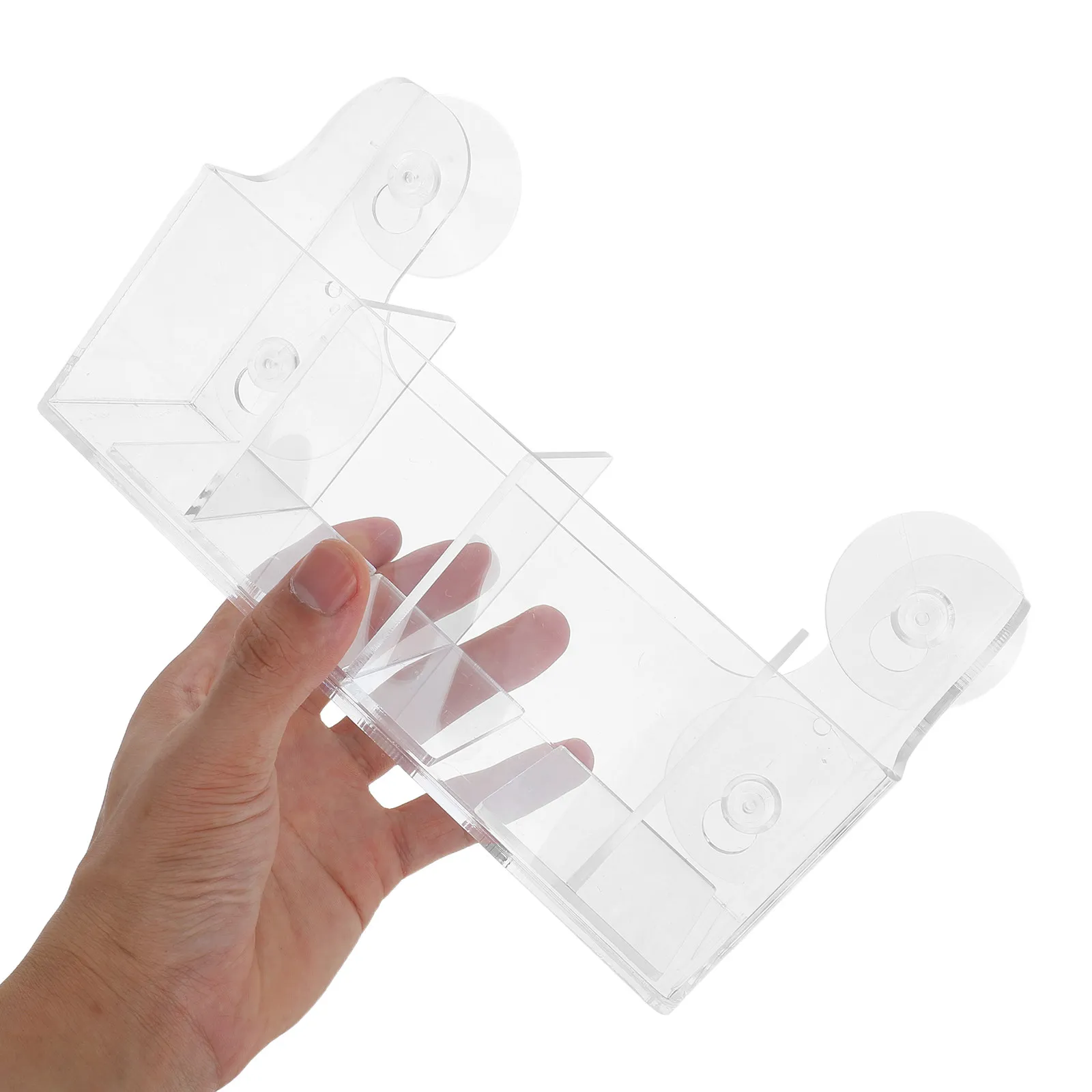 

Suction Cup Drink Organizer Removable Chocolate Shelf 5 Compartments Refrigerator Door Beverage Storage Rack Bottle Holder